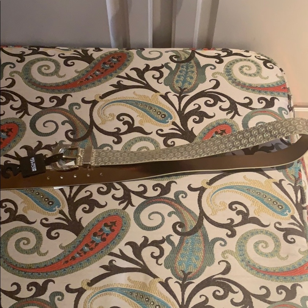 Metallic Michael Kors Belt